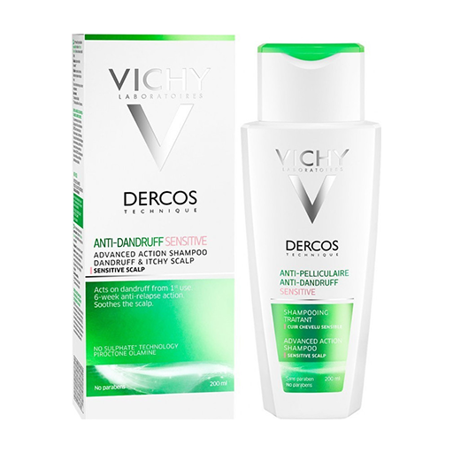 VICHY DERCOS TECHNIQUE ANTI-DANDRUFF SENSITIVE SCALP SHAMPOO