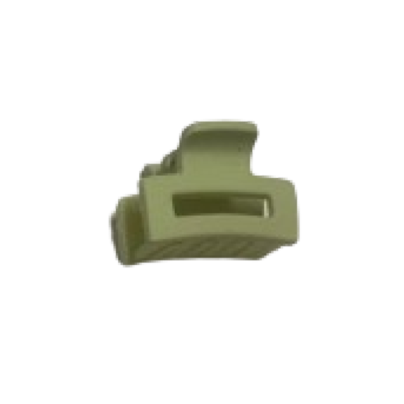 Mini Matte hair clip - green pastel