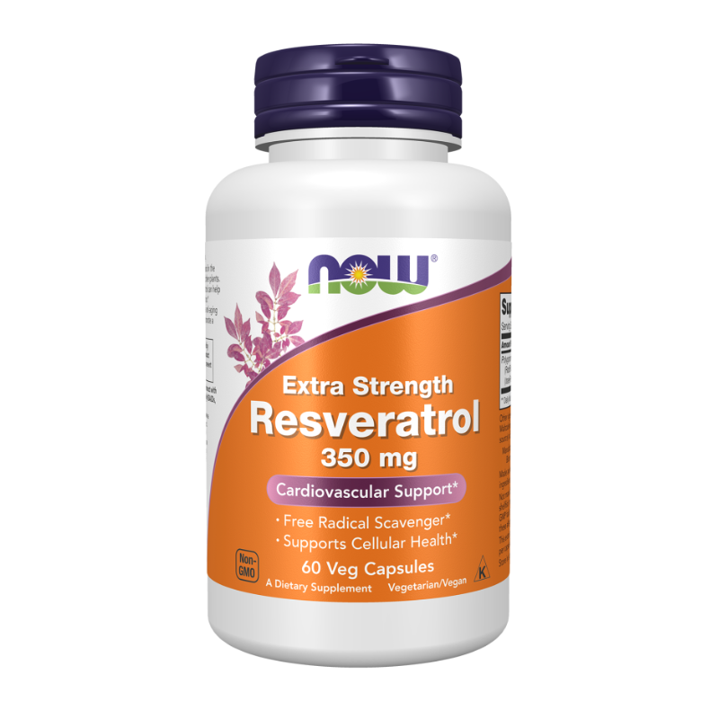 NOW Resveratrol, Extra Strength 350 mg