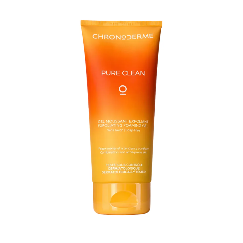 Pure clean exfoliating foaming gel