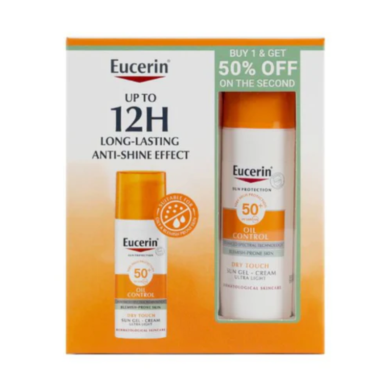 Eucerin Duo Sunscreen Oil Control Buy 1 Get 50% On The Second