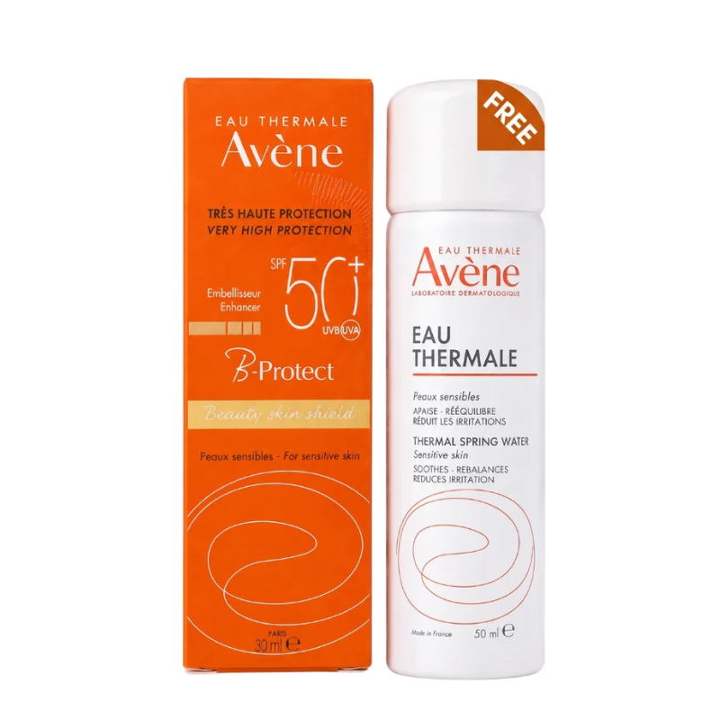 Avene Sun B Protect Spf50+ & Thermal water Travel Size Duo Pack