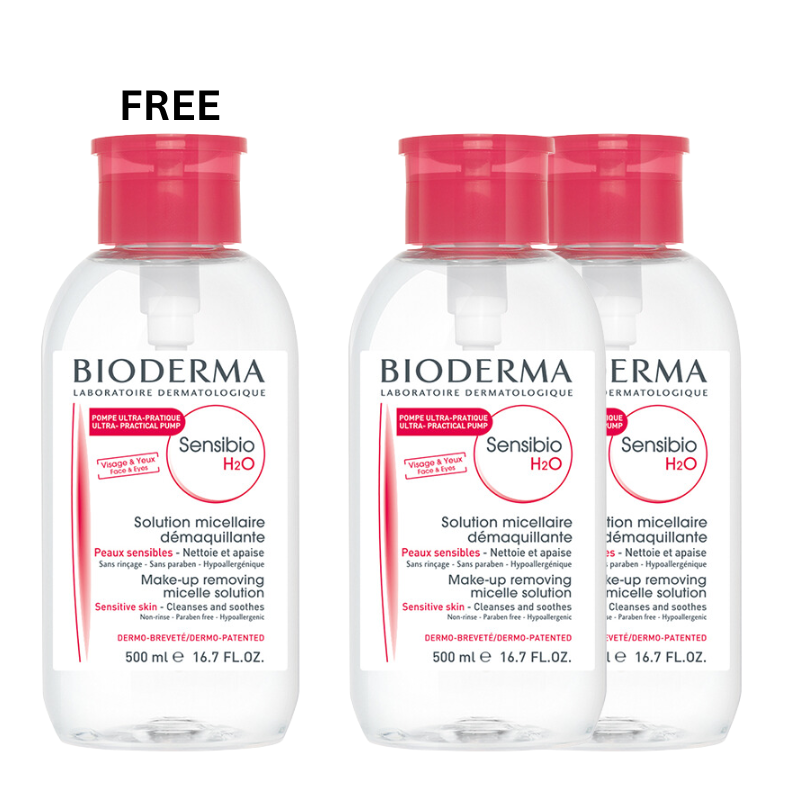 BUY 2 GET 1 FREE:SENSIBIO H2O MICELLAR WATER