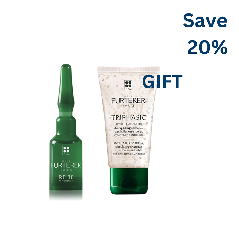 TRIPHASIC REACTIONAL ANTI HAIR LOSS RITUAL TREATMENT 12amp*5ml +FREE ANTI-HAIR LOSS Ritual Stimulating Shampoo