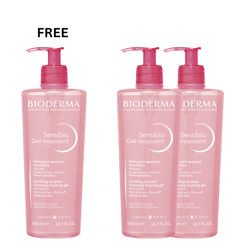 BUY 2 GET 1 FREE:Sensibio Gel moussant