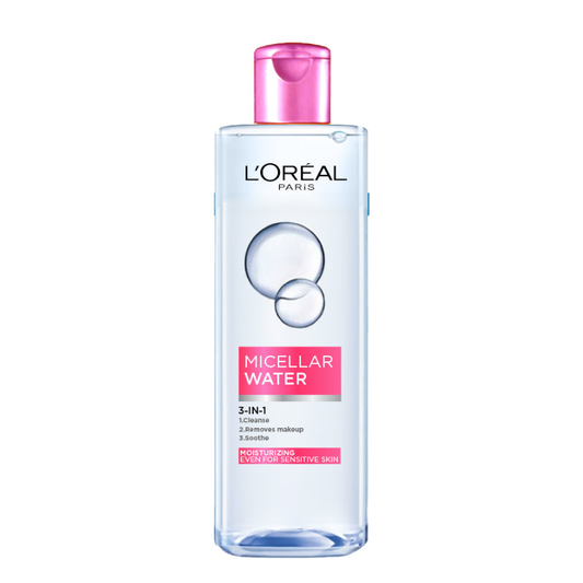 3-in-1 Refreshing and Moisturizing Micellar Water, Cleanse, Remove Makeup and Soothe, for Sensitive and Normal to Dry Skin 400ml