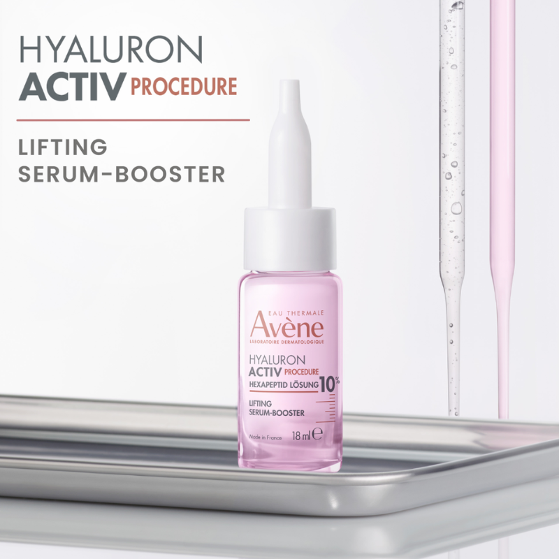 Avene Hyaluron Activ Firming Serum l 10% Hexapeptide Solution 18ml l Anti-Aging Lifting Serum for Wrinkles & Firmness