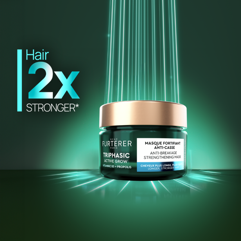 Rene Furterer Triphasic active grow Strengthening anti-breakage mask for damaged hair 200ml  - Accelerates hair growth