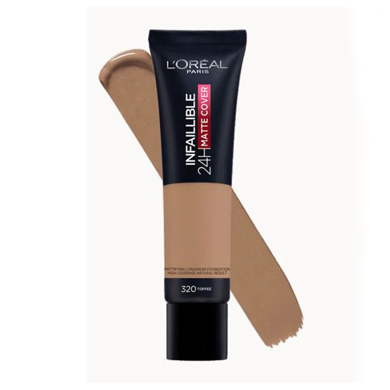 OMP Infallible Matte Cover Foundation 320 Caramel