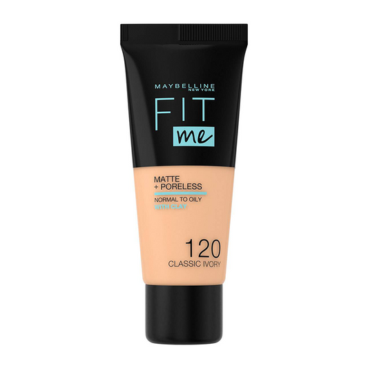 Maybelline Fit Me Matte Poreless Foundation 120 Classic Ivory