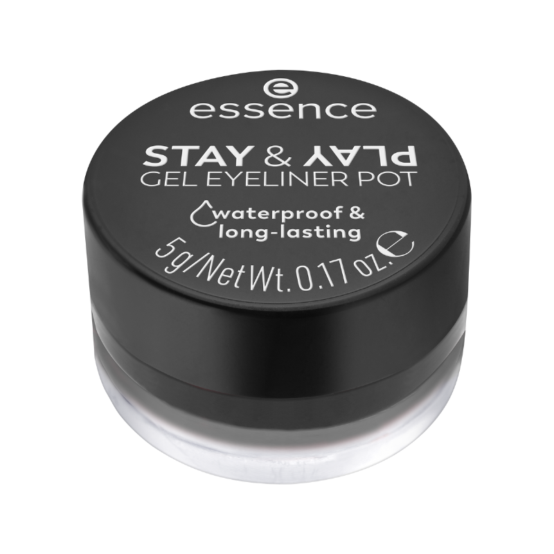 Essence Stay & Play Gel Eyeliner Pot 01 Black