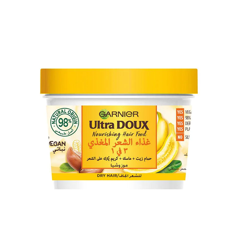 Ultra Doux HairFood Mask Jar Banana