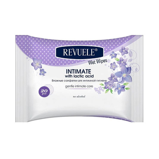 Revuele Wet wipes INTIMATE Hypoallergenic with lactic acid,  per pack