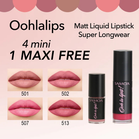 Samoa Oohlalips 4 Minis +1 Maxi FREE