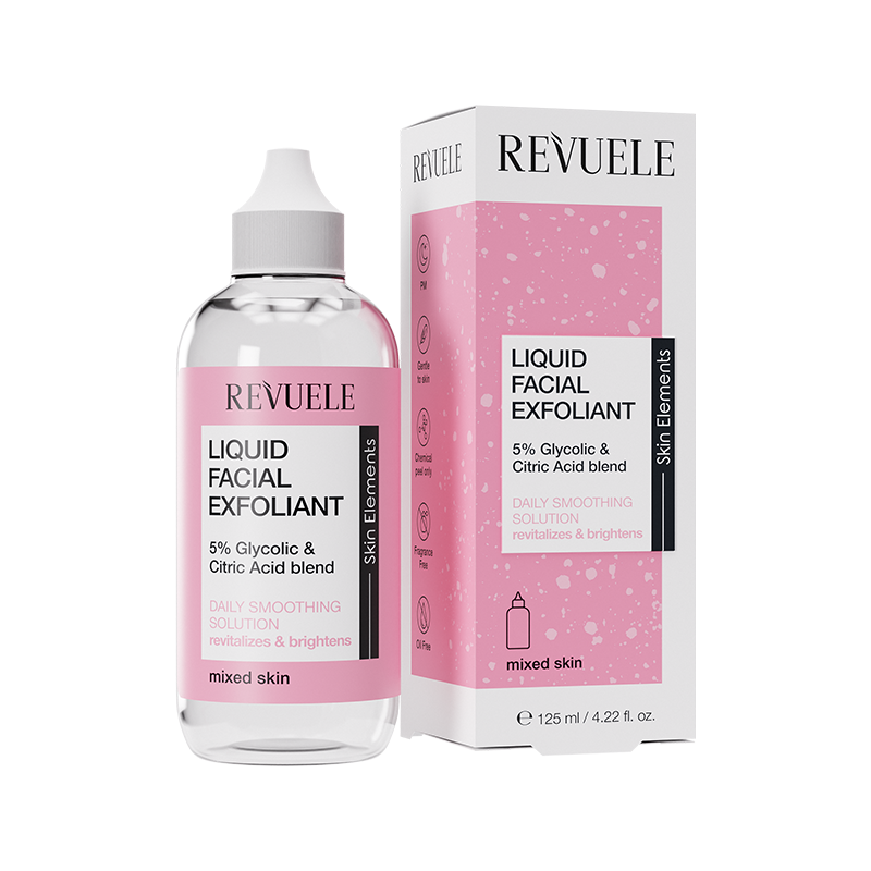 LIQUID FACIAL EXFOLIANT 5% GLYCOLIC + CITRIC ACID BLEND