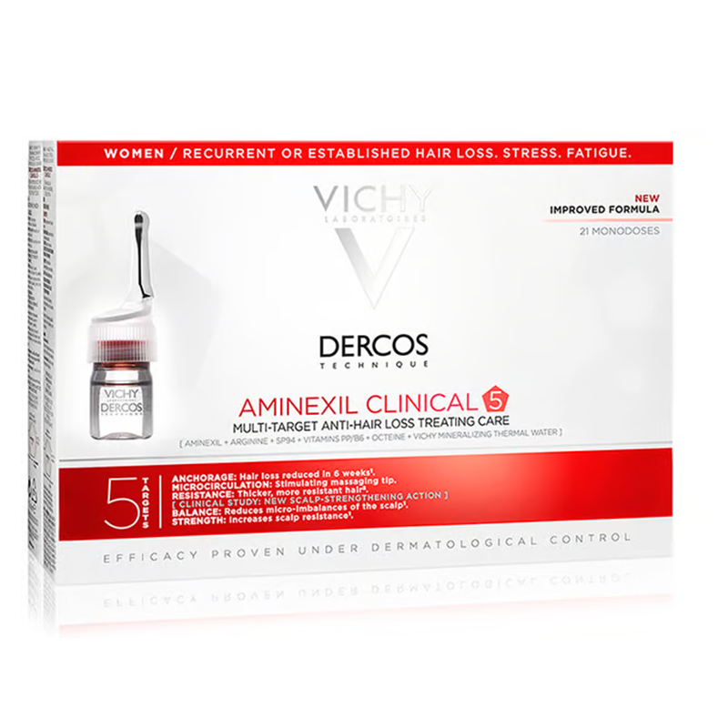 Dercos Aminexil Clinical 5 Women 21 Modoses