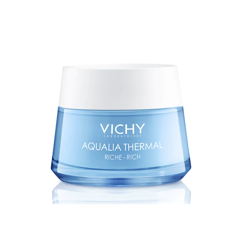 Vichy Aqualia Thermal Face Moisturizing Rich Cream for Dry Skin