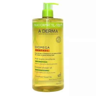 Aderma Exomega Control Emollient Shower Oil