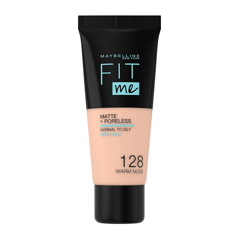 Maybelline Fit Me Matte Poreless Foundation 128 Warm Nude