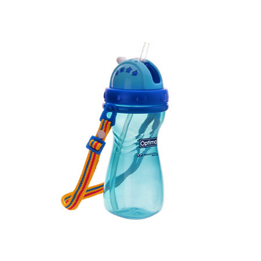 P.P WIDE NECK STRAW BOTTLE 400ML