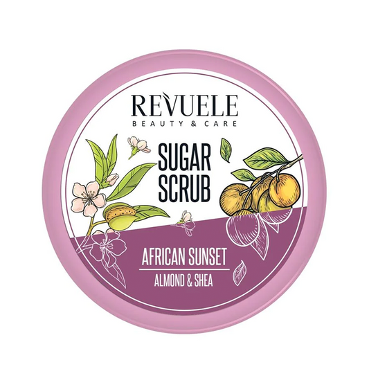 REVUELE SUGAR SCRUB AFRICAN SUNSET Almond & Shea