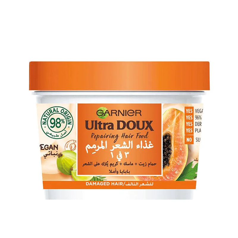 Ultra Doux HairFood Mask Jar Papaye