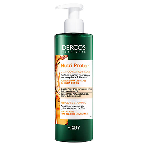 Dercos Nutrients Nutri-Protein Shampoo for Dry and Damaged Hair