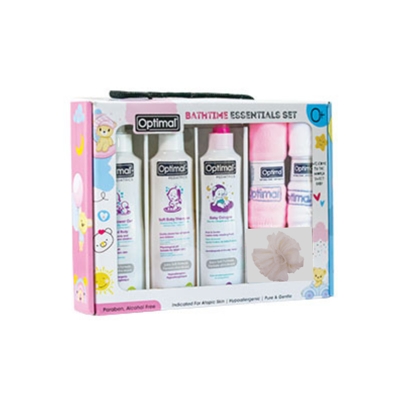 Optimal - Bathtime Essentials Set Pink