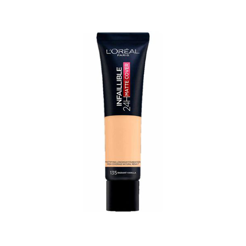 OMP Infallible Matte Cover Foundation 135 Radiant Vani