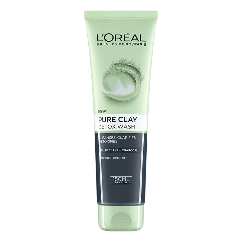 DE Pure Clay Foam Wash Black Detoxifying