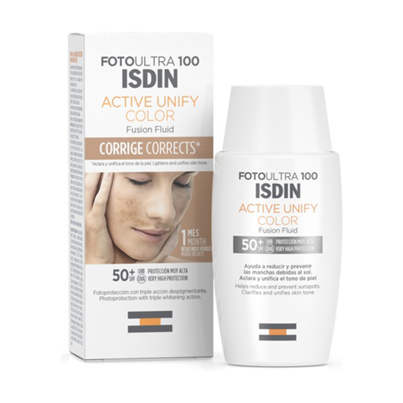 FOTO ULTRA ISDIN 100 ACTIVE UNIFY FUSION FLUID COLOR SPF 50+