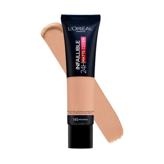 OMP Infallible Matte Cover Foundation 145 Rose Beige