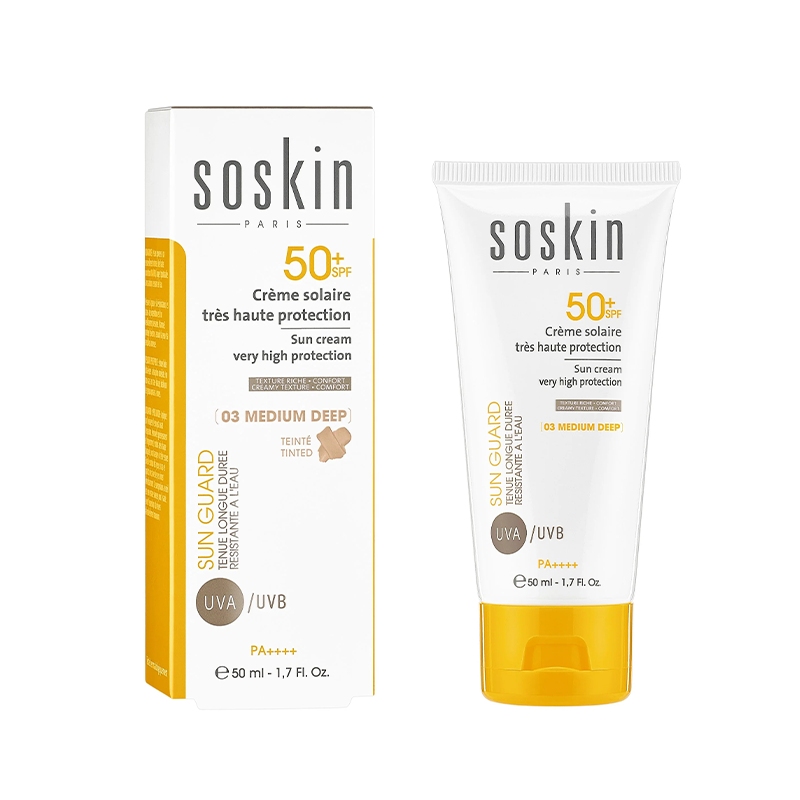 Soskin Tinted Sunscreen 03 Medium Deep