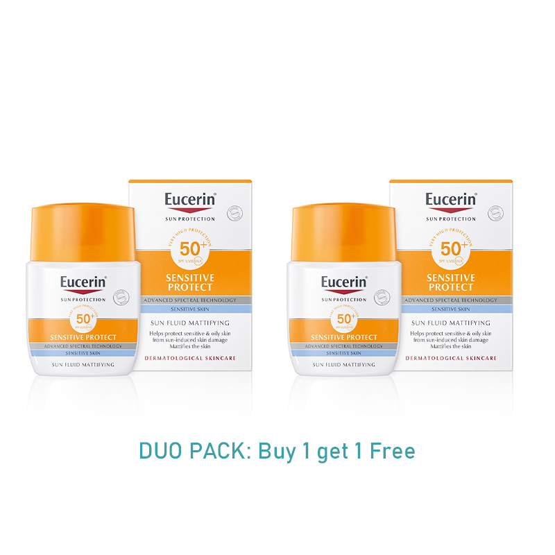 DUO Pack Sensitive Protect - Sun Mattifying Fluid SPF 50+