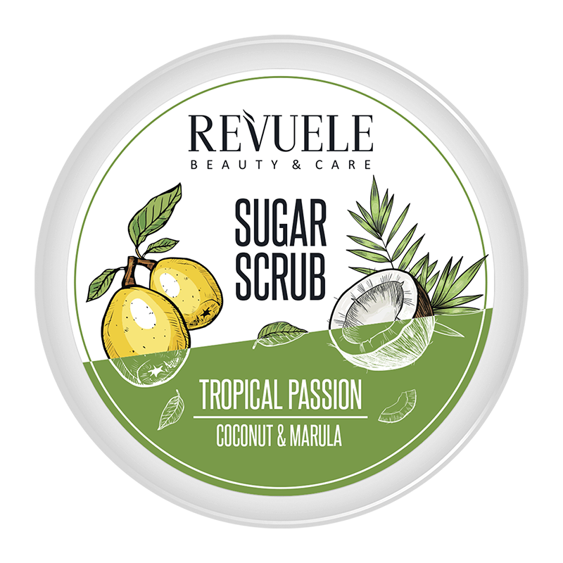 REVUELE SUGAR SCRUB TROPICAL PASSION Coco & Marula