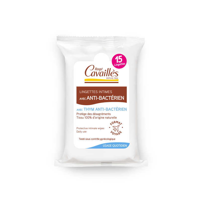 INTIME LINGETTES AVEC ANTIBACTERIEN