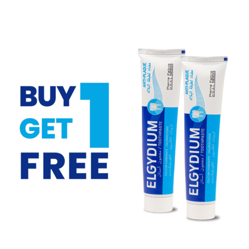 Buy 1 Get 1 Free Elgydium Antiplaque Toothpaste