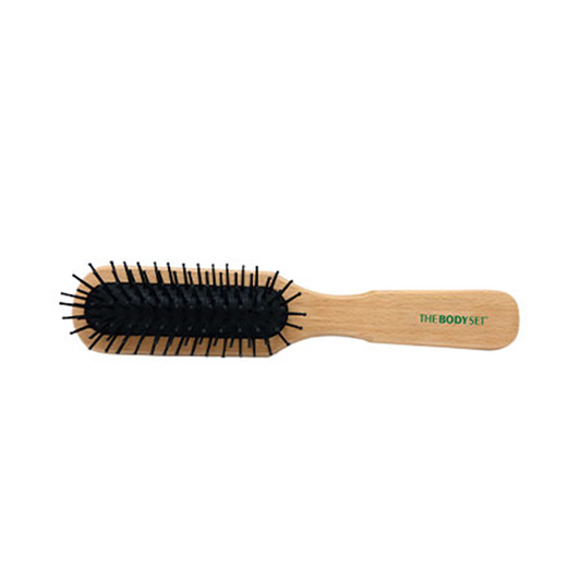 SMALL OVAL BEECH HAIR BRUSH