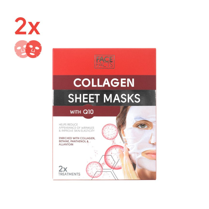 2x Collagen & Q10 Sheet Mask