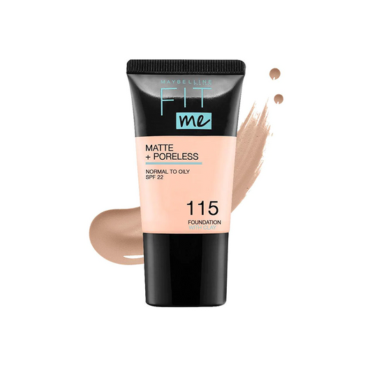 Maybelline Fit Me Matte Poreless Foundation 115 Ivory 18Ml