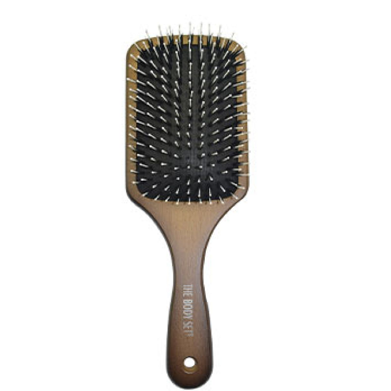 wooden hair brush