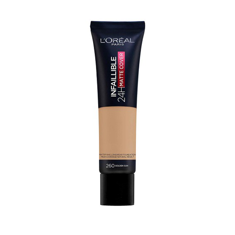 OMP Infallible Matte Cover Foundation 260 Gold Sun