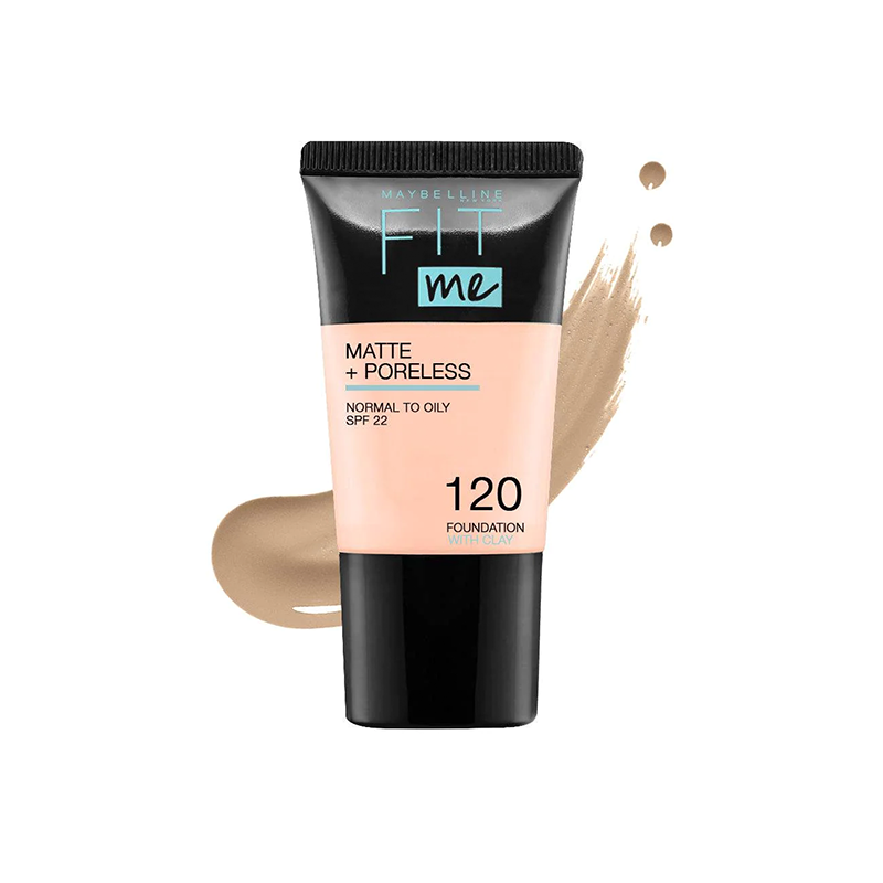 Maybelline Fit Me Matte Poreless Foundation 120 Classic Ivory 18Ml