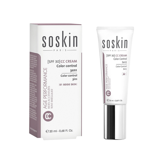 Soskin CC Color Control 3 in 1 Cream SPF30 02 gold