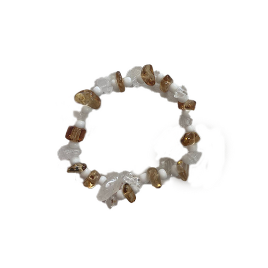 Brown & White Bracelet