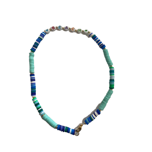 Blue, green BEACH Necklace