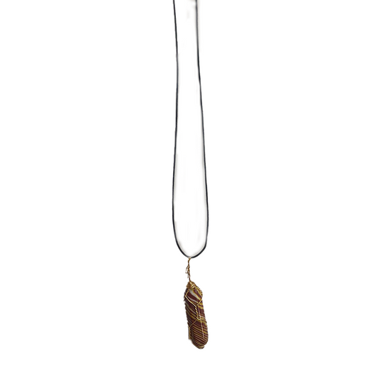 Brown Gem Necklace