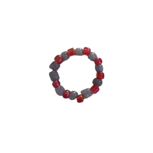 Red & Grey Ring