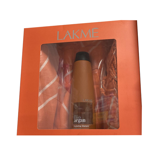 Lakme Bio Argan Hydrating Shampoo Bundle + towel