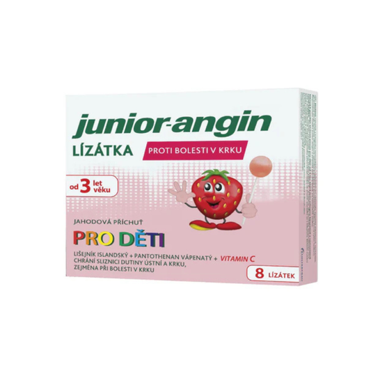 Junior-Angin Lollies for Children - 8 Lollies